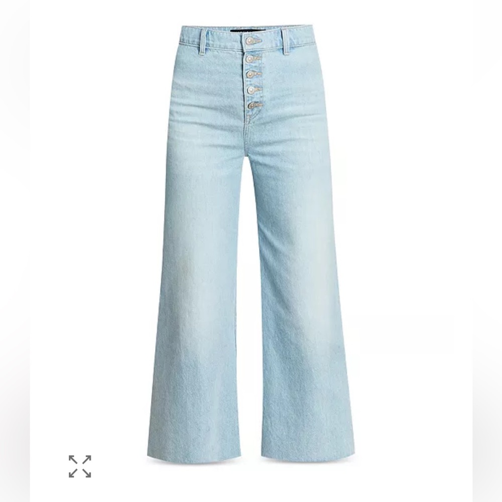 Veronica Beard Grant Wide Leg Crop Jean size 27
